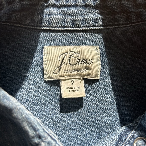 J Crew chambray snap button shirt - Picture 3 of 3